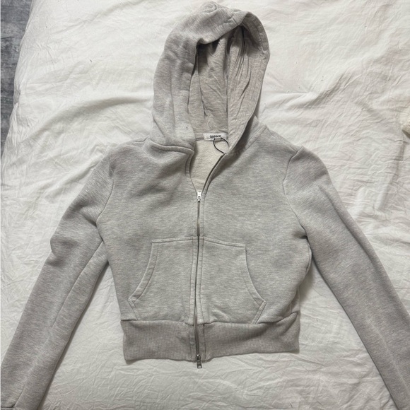Garage Tops - Garage Light Gray Zip Up Hoodie
